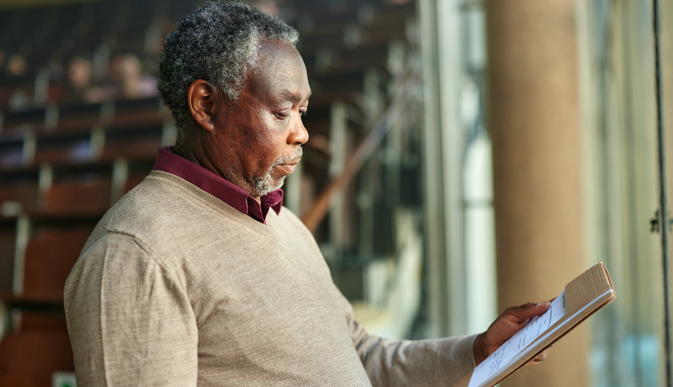 Man reading